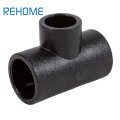 Rehome Reducing Union Black HDPE Plastic Pipe Fitting Standard Plastic for Supply Water